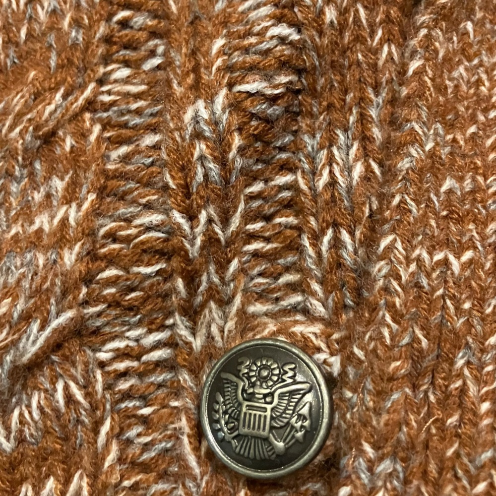 Vintage Cable Knit Quarter Zip Sweater - Picture 9 of 12